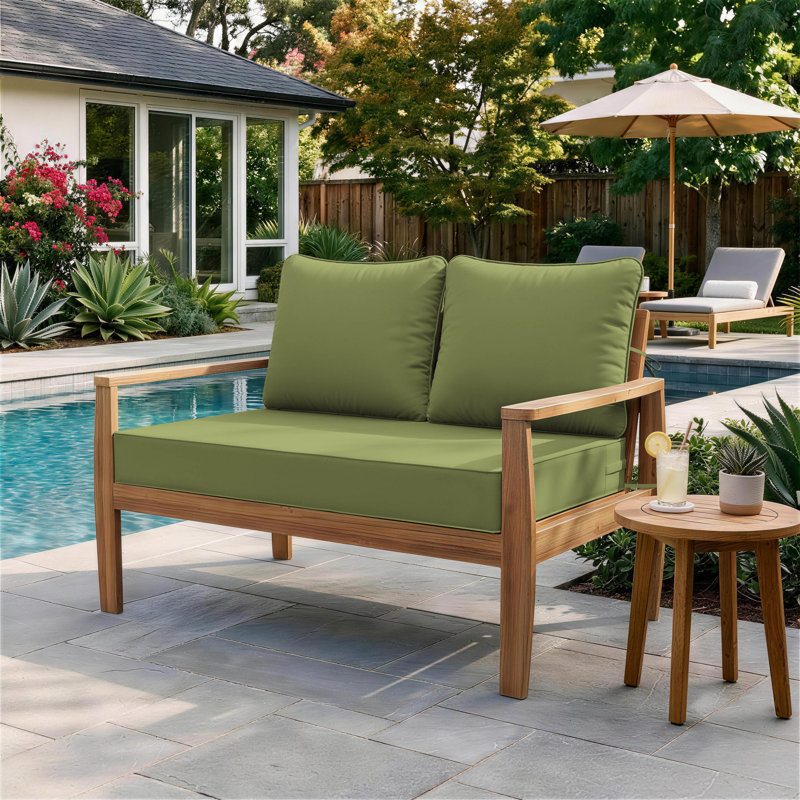 Ensemble de 3 coussins de remplacement de 5 po pour l'extérieur, Vert clair