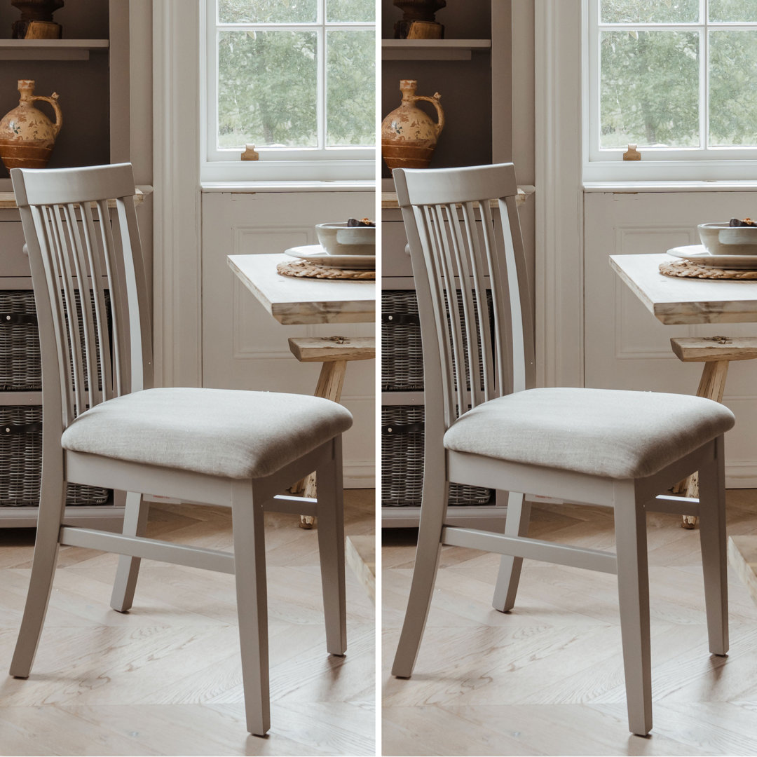 Bayou 45cm H Upholstered Slat Back Side Chair