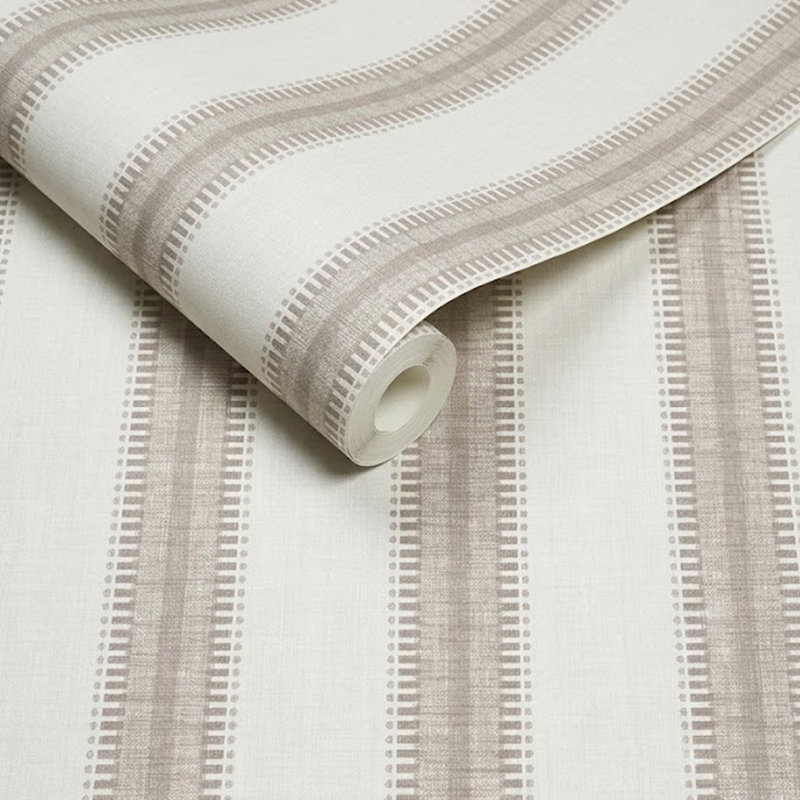Superfresco Easy Sonnet Stripe Wallpaper, Brown