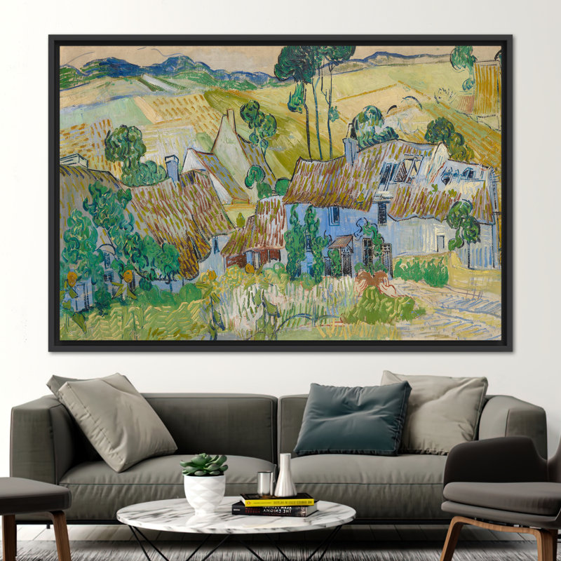 Print on Canvas, 20 cm H x 30 cm W, Black Floater Framed