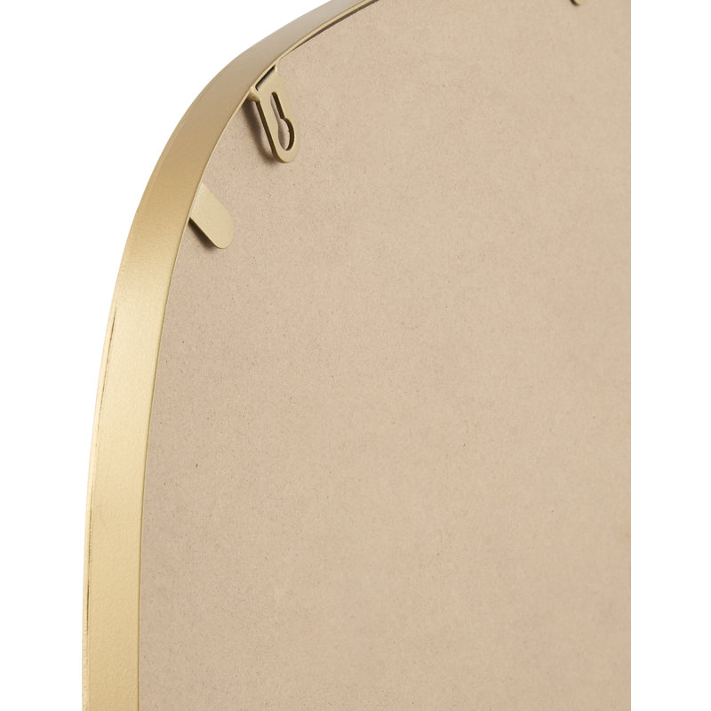 Miroir Eastie, 20"H x 28"W, Gold