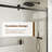 46" - 48" W x 74" H Single Sliding Frameless Shower Door in Matte Black Finish with 5/16" (8mm) Clear Glass