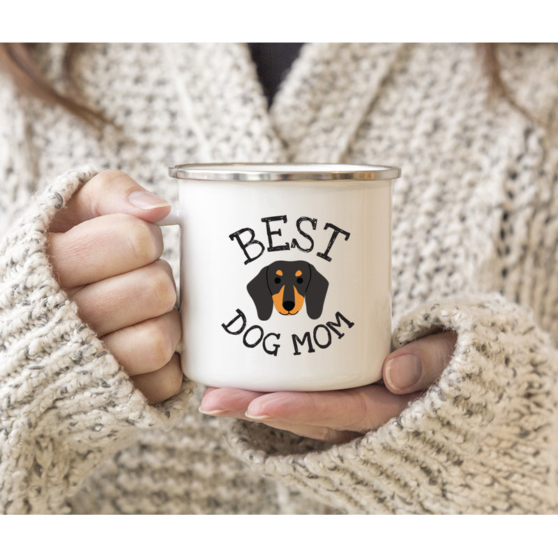 Tasse de camping Best Dog Mom, Teckel