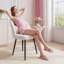 Chaise de coiffeuse ronde avec coussin de proue - Chaise de coiffeuse, tabouret de salon-205849881