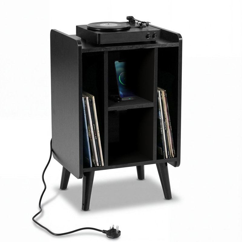 67 cm H Media Shelves, Black