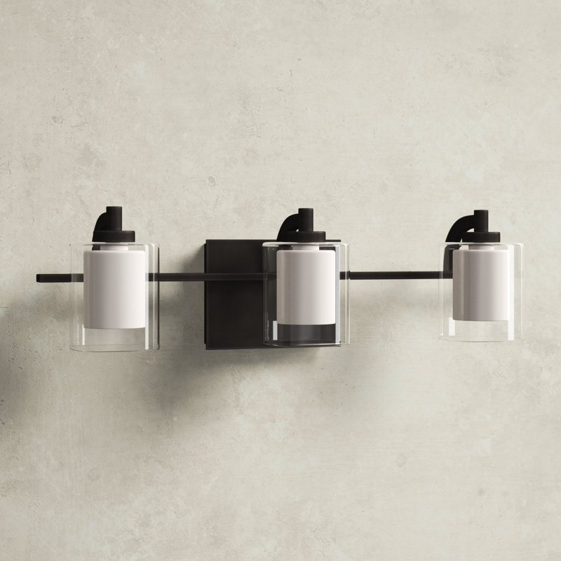 Amberley 3 - Light Dimmable Vanity Light, Western Bronze