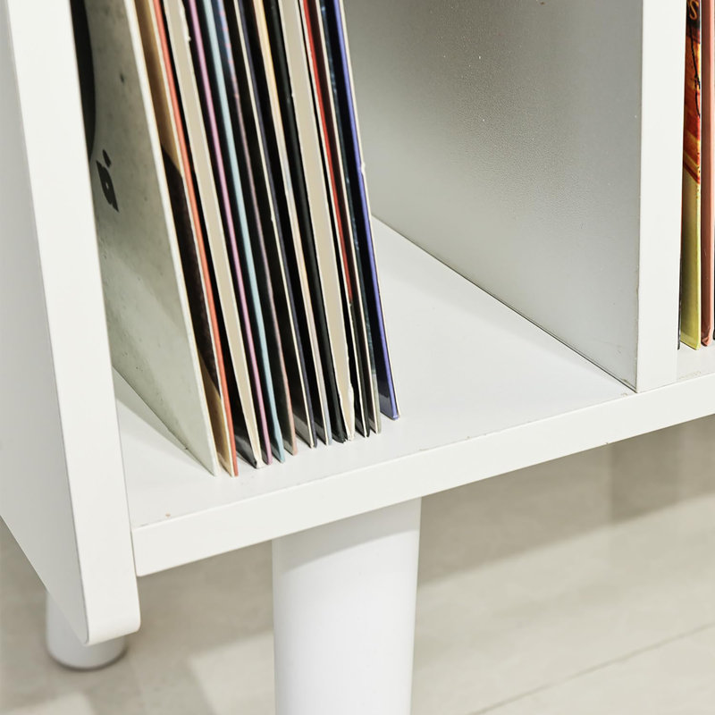 66.3cm H Media Shelves, White