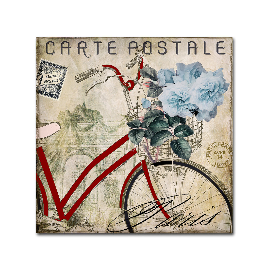 Postale Paris II by Color Bakery - Graphic Art Print on Canvas Ophelia & Co. 