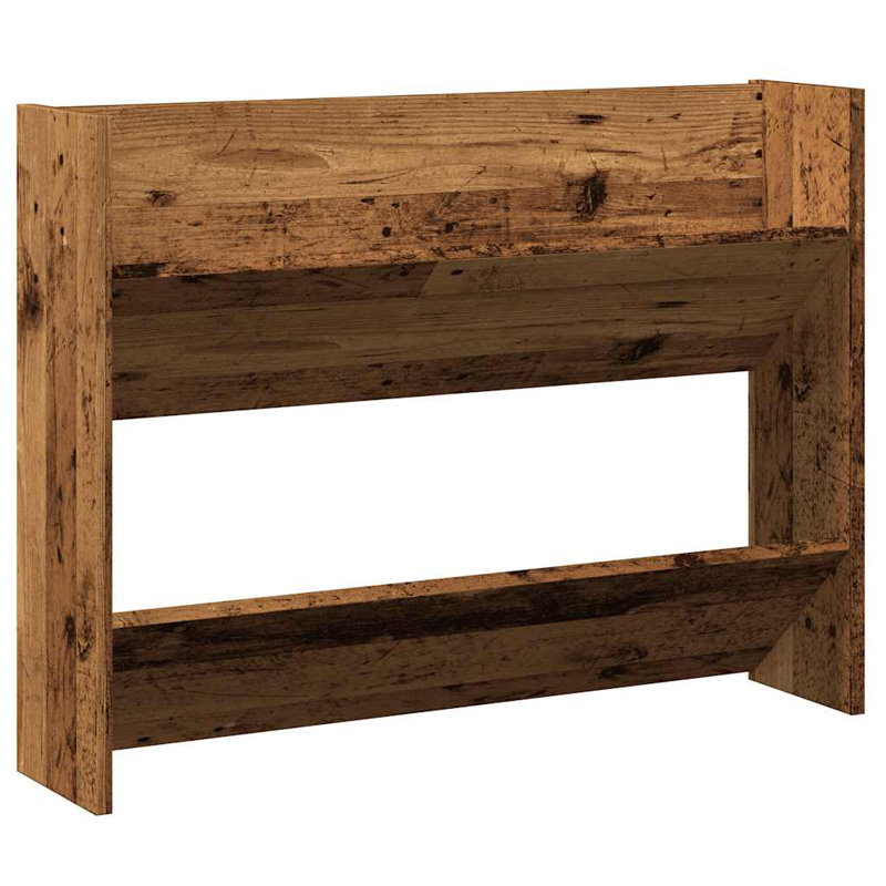 12 Pair Shoe Rack, Old Wood, 2