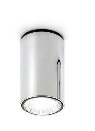Kronn 1-Light Flush Mount, Chrome/4.5" H x 4.5" W x 2.75" D 