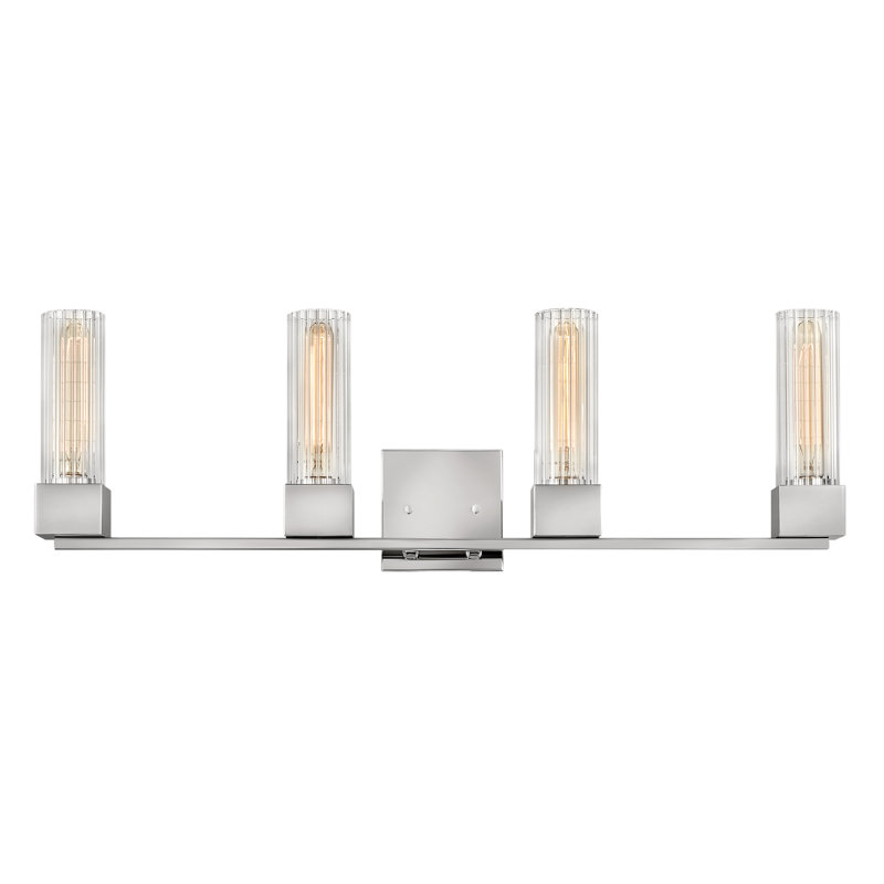 Xander 4-Light Vanity Light, Polished Nickel