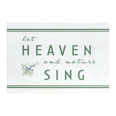 Panneau «Heaven and Nature Sing» en bois