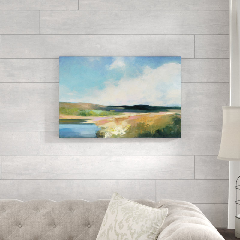Dawn By The Water by Julia Purinton - Wrapped Canvas Painting, 51cm H x 76cm W