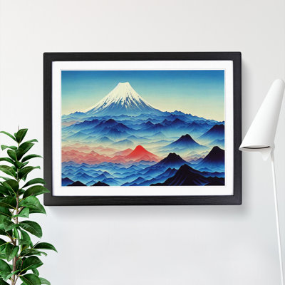 XH1022-6642X Japanese Mountains Vol.6 - Single Picture Frame Painting