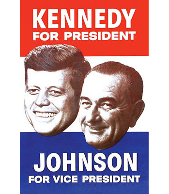 Kennedy for President Johnson for Vice President Vintage Advertisement