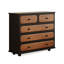 Commode d'appoint rétro grande capacité simple