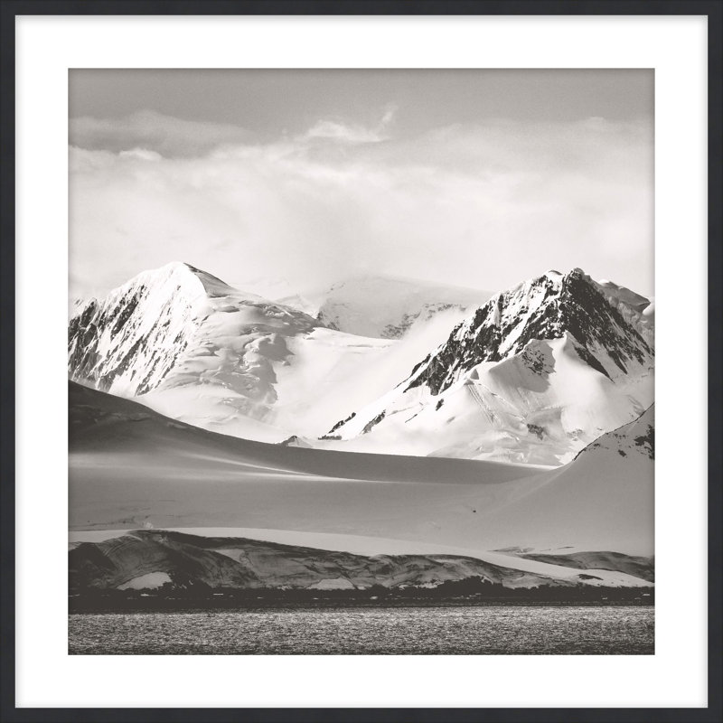 «Snowscape 2», reproduction d'art encadrée, H 37,5 po x l 31,5 po