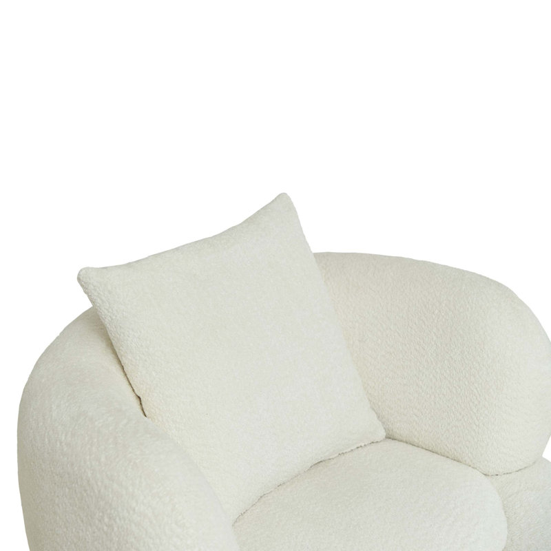 Fauteuil seau avec repose-pieds Nordic
