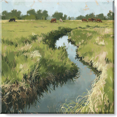 «Winding Stream», impression sur toile tendue