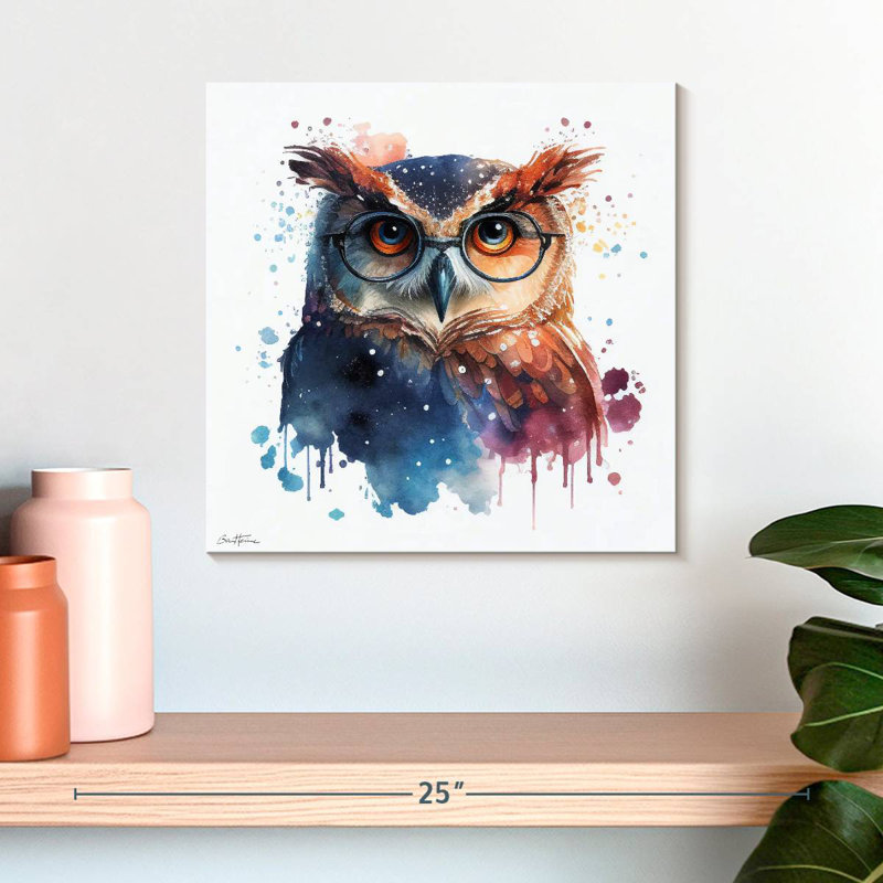 Hibou mignon Brampt - Ben Heine, H 16 po x l 16 po