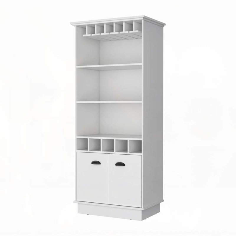 Armoire-bar Claire, Blanc
