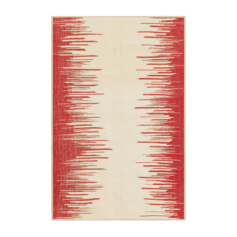 Tapis décoratif multicolore à motif abstrait, Rectangle 2 pi x 3 pi