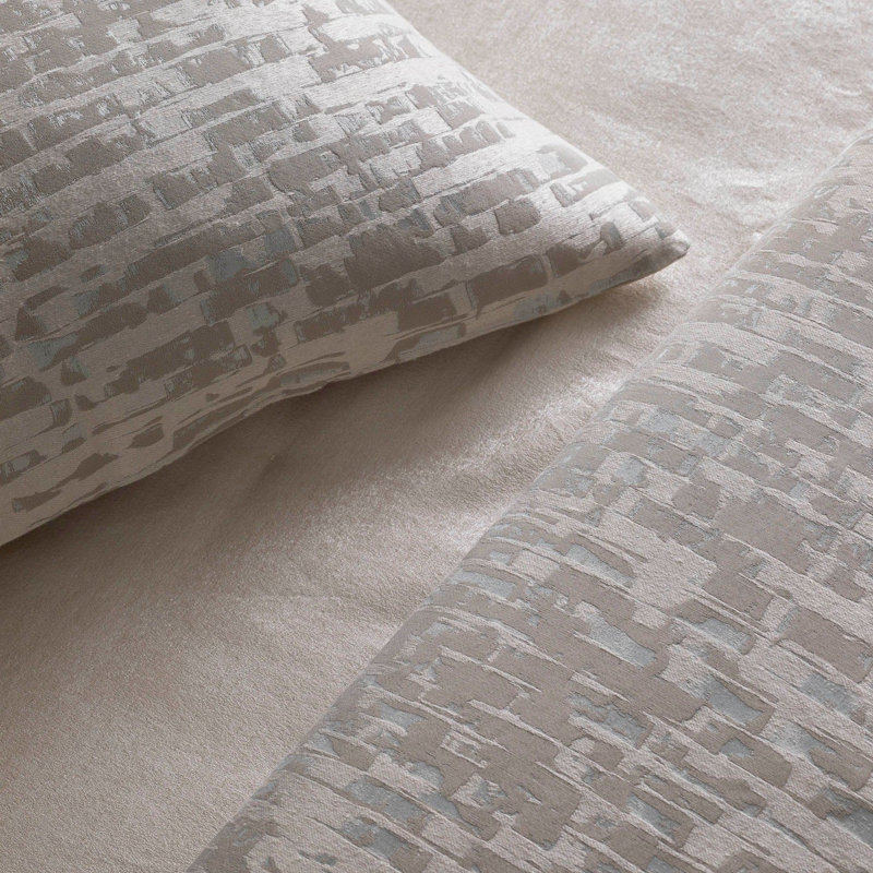 Delphi Abstract Pillow Sham, Mist, King