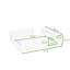 Lit plateforme double en bois avec garde-corps-1281196501