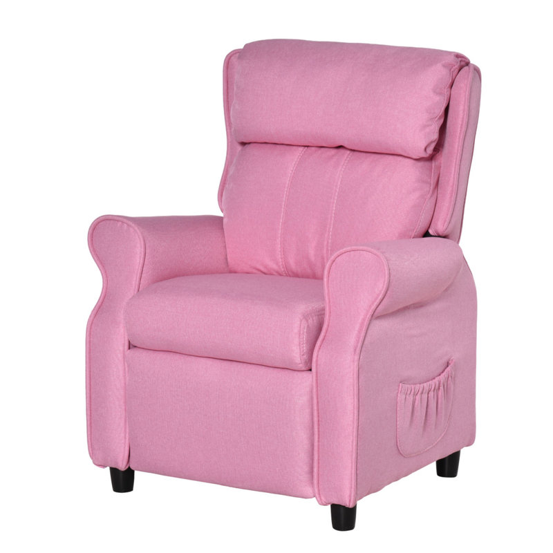 Fauteuil de jeu inclinable Qabo Kids, Rose
