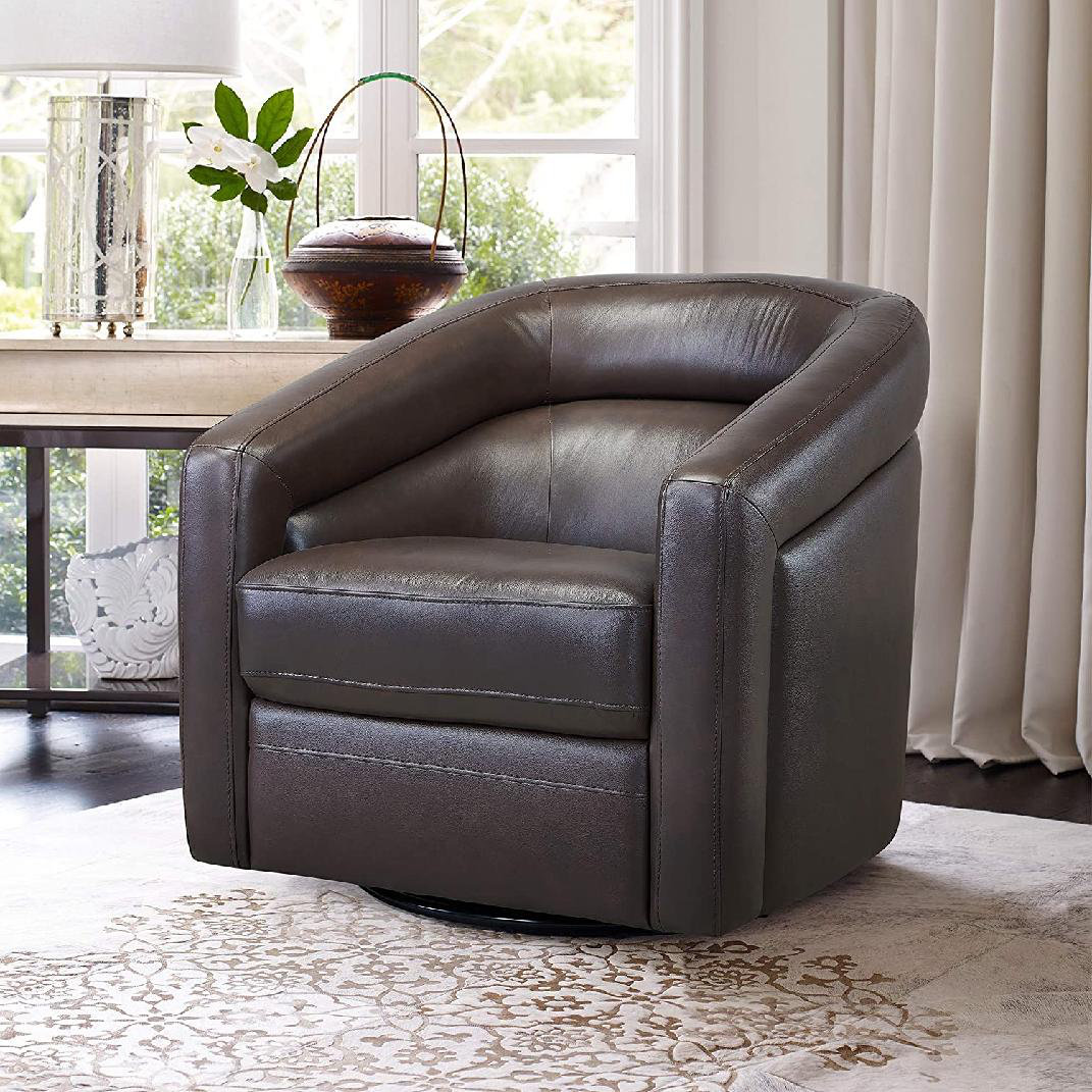 Latitude Run® Quillin Upholstered Swivel Armchair | Wayfair