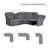 82'' Wide Living Room Set Sectional Sofa Drop Down Table Cup Holders-2095983145