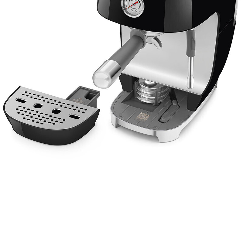 Smeg Manual Espresso Maker With Cold Brew, Black