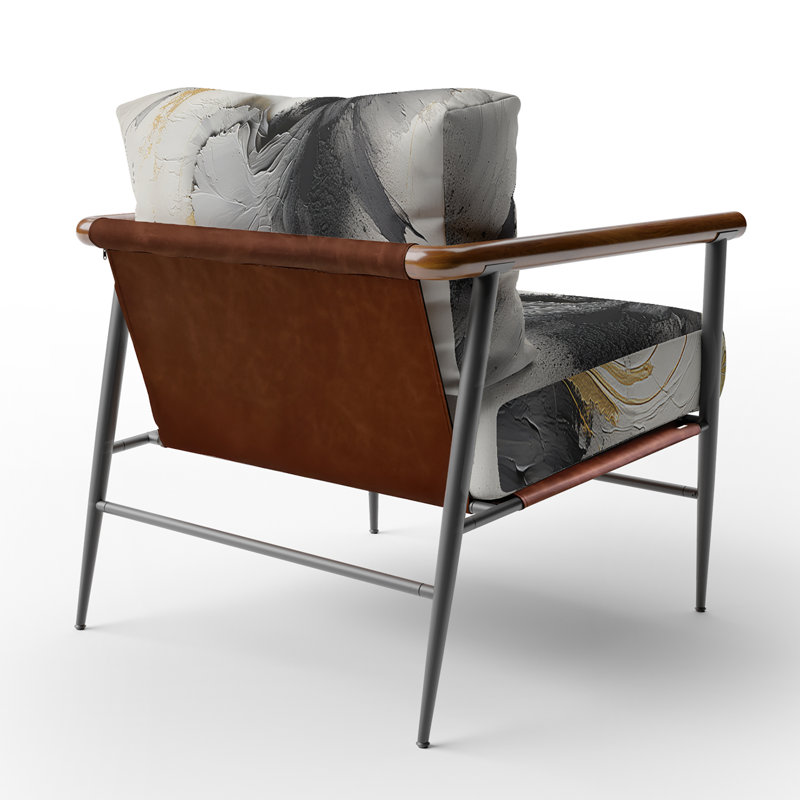 Fauteuil d'appoint rembourré Infinite Motion III, Noir