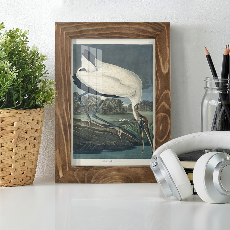 Waverley Pl 216, impression encadrée sur papier, H 7 po x l 5 po x P 1 po, Noyer