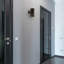 Applique murale cylindrique en aluminium 1 lumière H 1 po intérieur ou extérieur 1 lumière-24080414-24080413