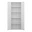 Armoire de rangement réglable en métal 2 portes