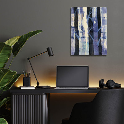 Art mural en verre Wrought Studio ™ «Deep Woods 2» par Albena Hristova