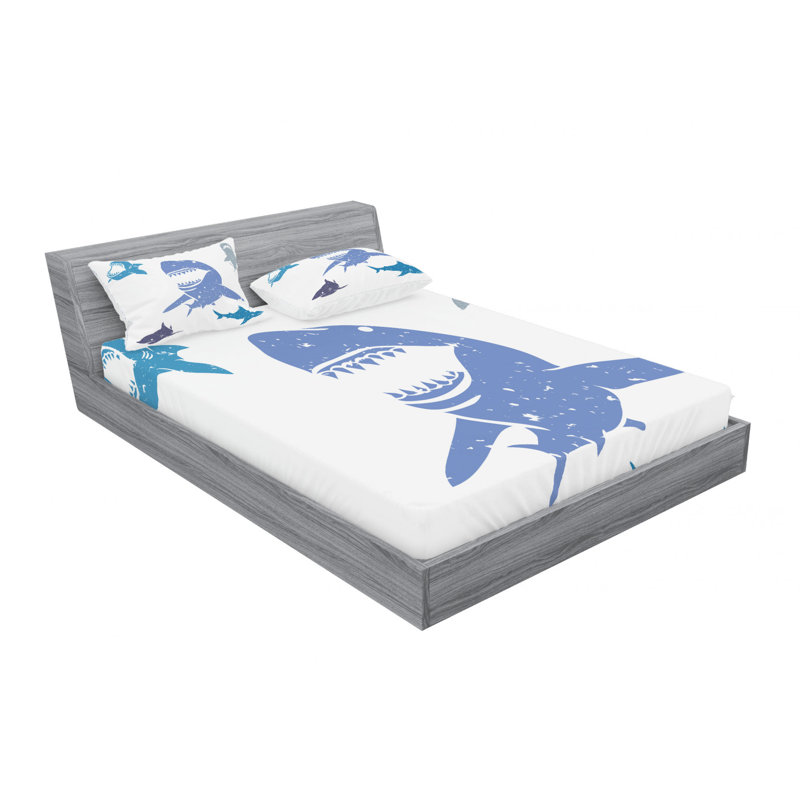 Microfiber Sheet Set, Queen Sheet Set with Fitted Sheet