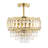 Everby 3-Light Empire Crystal Flush Mount Chandelier-641574036