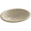 Caxton® Vitreous China Oval Undermount Bathroom Sink with Overflow-43099931