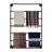 7-Tier Wall Mounted Towels Storage Rack-113076558