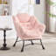 Fauteuil Lazy avec repose-pieds, fauteuil d'appoint de style moderne avec accoudoirs et une poche latérale