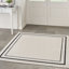 Tapis intérieur / extérieur noir Nourison Essentials Ivory-589305634