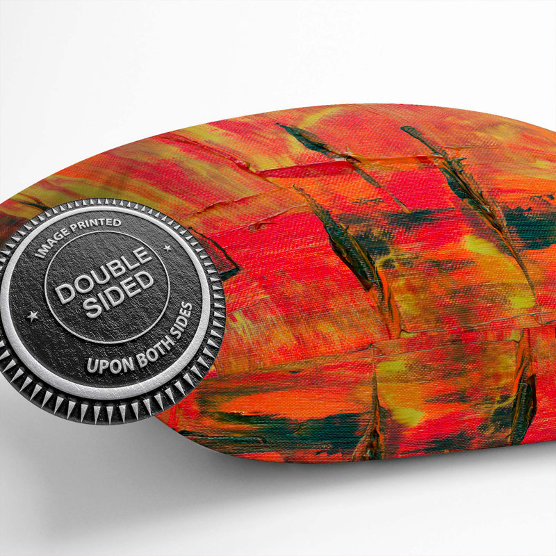 Abstract Square Throw Cushion, 40 x 40 cm
