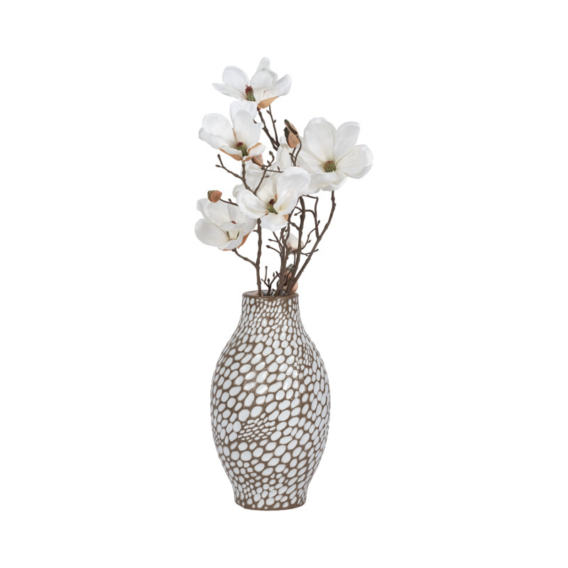 Puteri Handmade Ceramic Table Vase, 14" H x 8" W x 8" D