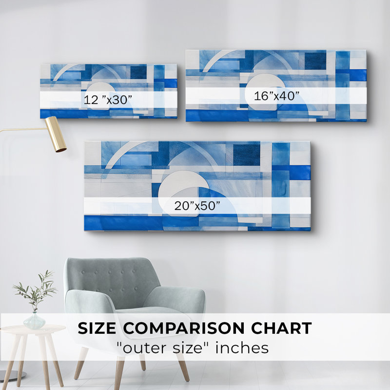 Abstract Series 1 #LXIX-Wide Gallery Wrapped Canvas, 12" H x 30" W