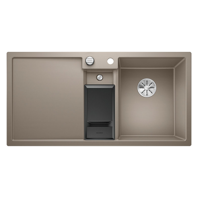Collectis Double Bowl Inset Kitchen Sink, Tartufo