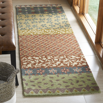 Mccullough Hand Tufted Wool/Cotton/Latex Floral Rug