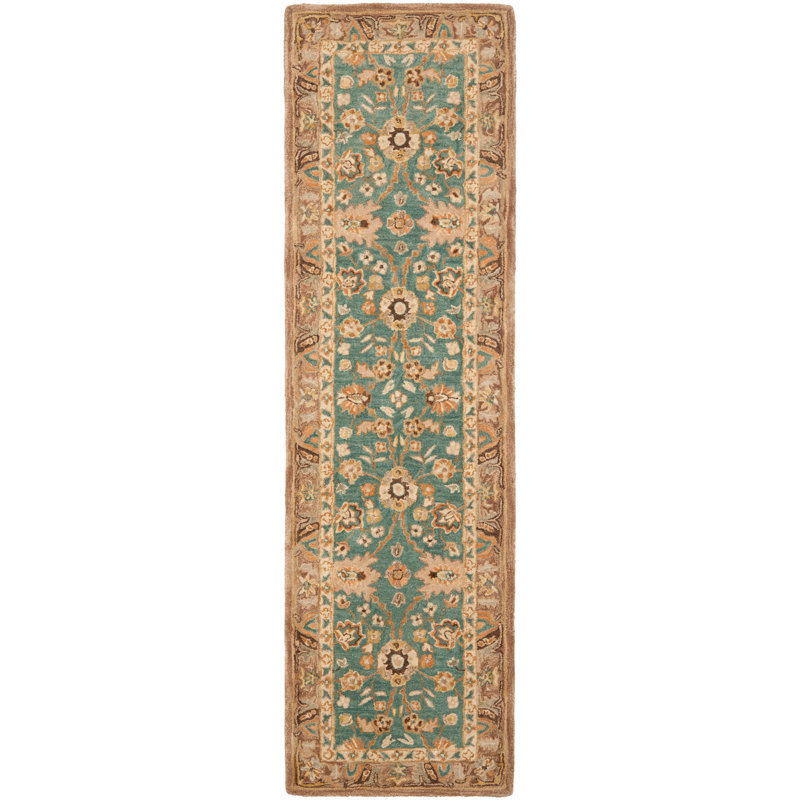 Tingley Hand Tufted Wool Pile Oriental Rug, Runner 2'3" x 8'