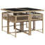 Patio Dining Set with-1019120217-1019120218